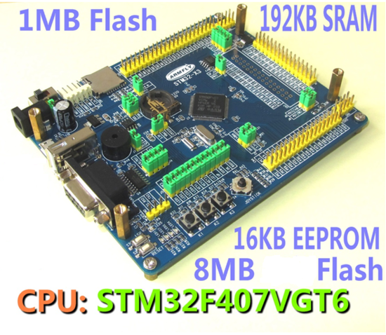 [31] [STM32-X3] STM32F407VGT6(Cortex-M4) 개발보드 emWIN UCOS-III