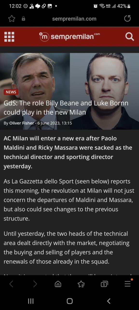 GdS: The role Billy Beane and Luke Bornn could play in the new Milan