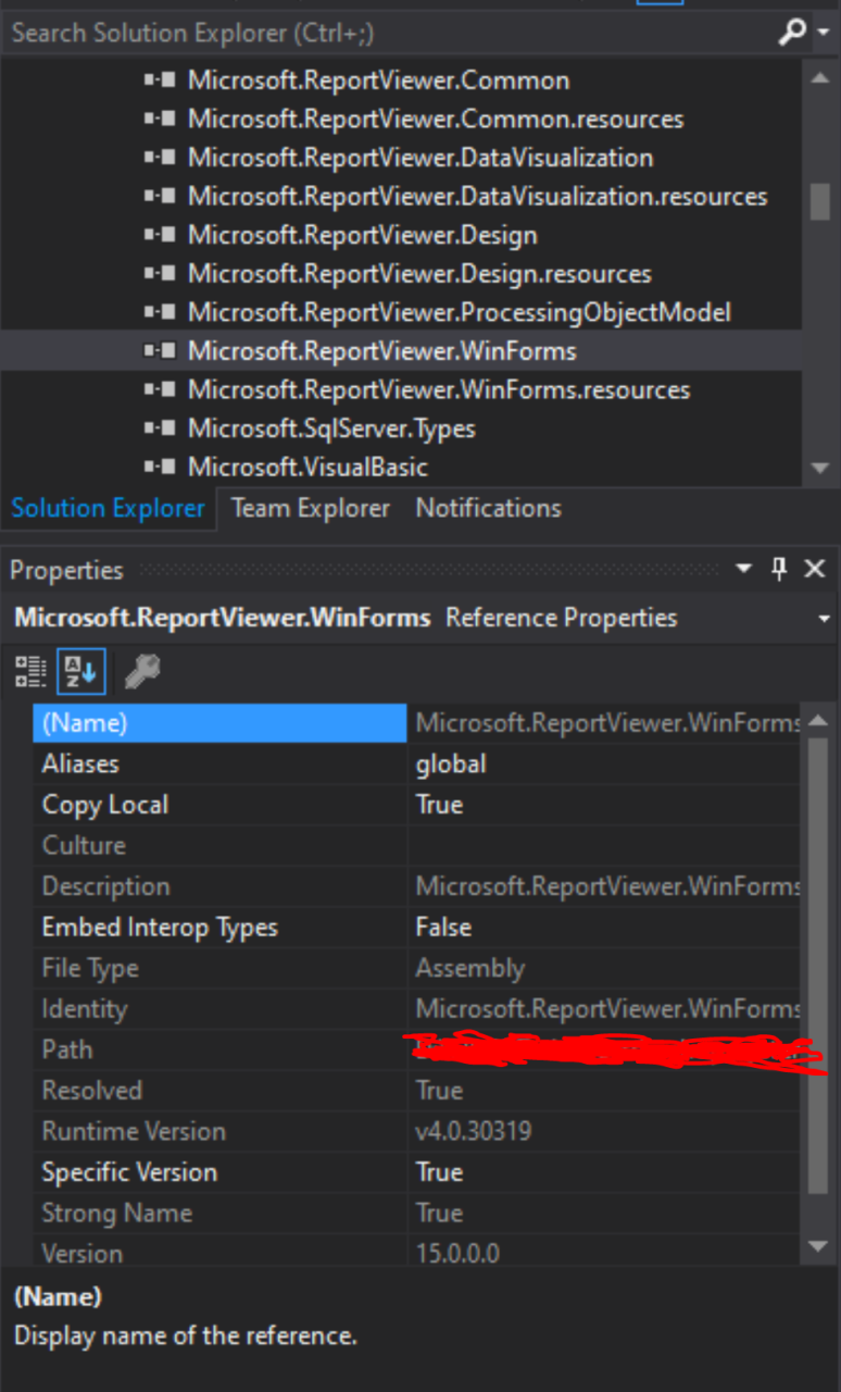 Как установить reportviewer visual studio 2019