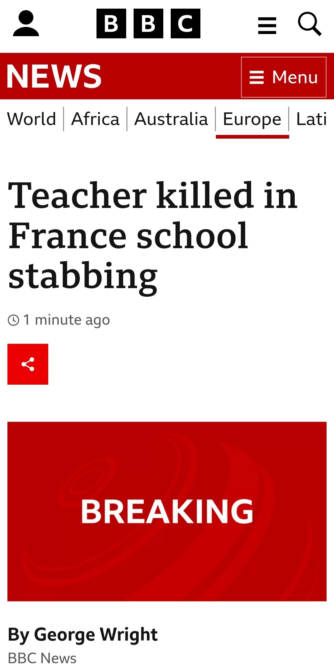 20231013_192655.jpg BBC) 프랑스 학교에서 이슬람 테러로 사상자 발생