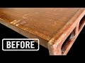 REFINISHING A TEAK COFFEE TABLE - Toners & Lacquer - Restoring Furniture