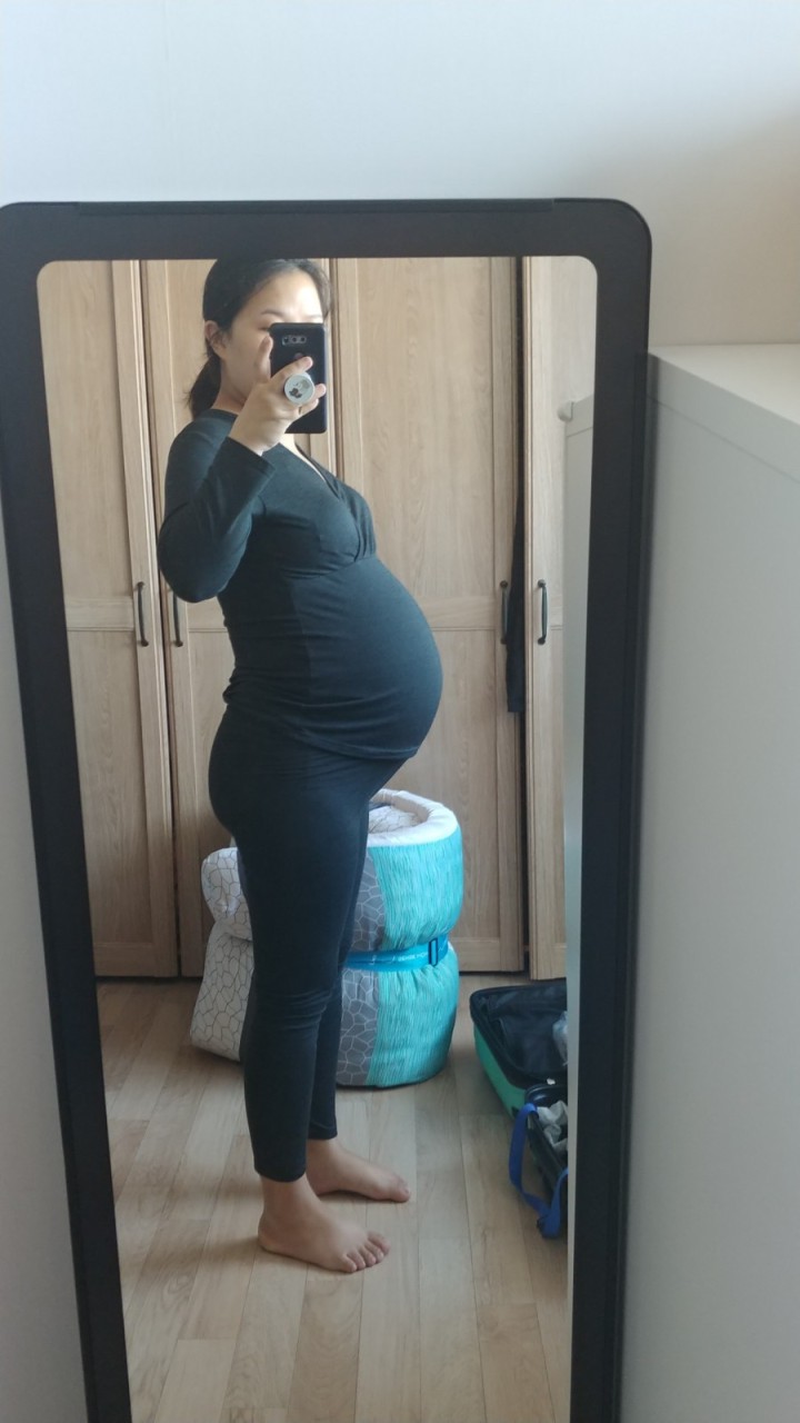 임신 29주~37주 증상,쌍둥이 배크기,쌍둥이만삭,출산준비