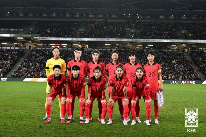 여자대표팀, 잉글랜드에 0-4 패배
