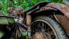 전체 복원 오래된 군사 오토바이 | 녹슨 사이드카 복구